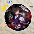 thumbnail image 1 of Kokushibo - Demon Slayer Beach Blanket Anime Japan Style Ts04, 1 of 5