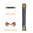 thumbnail image 3 of Uxcell 24Pcs Metal Internal Flex Frame, 9cm/3.5" Coin Purse Frame Handbag Hinges Clip for Wallet Bag DIY Craft, Bronze, 3 of 7