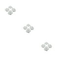 thumbnail image 2 of ZheElen 50pieces DIY Crafts Made Easy With Fabric In Multiple Colors Realistic Appearance Fiber Wide Application Soft Texture White 4.5cm 3Set, 2 of 6
