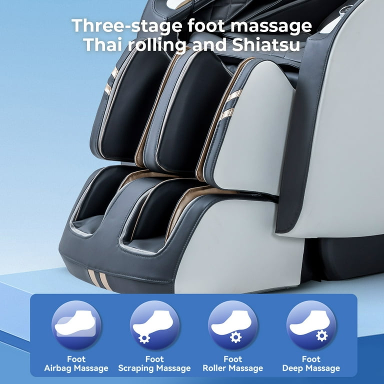 masa MassaMAX MT398 4D Massage Chair 2024, Electric Footrest
