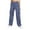 A1-Navy, variant on Mrat Women's Lightweight Pants Women's Casual Elastic Button Pocket High Waist Drawstring Wide Leg Workwear Pants Cargo Pants Women S-470 Khaki S