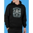 thumbnail image 2 of Jeans Denim  Hoodie Men -Image by Shutterstock, Male 3X-Large, 2 of 4