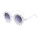 thumbnail image 1 of Qarigey Protección UV Gafas de sol ligeras para niñas de 6 a 8 años Conjunto de estilo deportivo Gafas de sol para niños Niñas elegantes Cadenas y cordones para anteojos blanco, 1 of 6