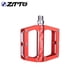 thumbnail image 4 of Eigraketly ZTTO JT04 1 par de pedales de bicicleta de aleación eje de acero pedales de ciclismo de color sólido antideslizantes piezas de ciclo accesorios Bicicletas eléctricas Rojo Eigraketly OD002849-02B, 4 of 6