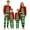 Red Green, variant on Family Matching Christmas Pajamas Christmas Tree Print Top Pant Sleepwear Set Soft Sleepwear