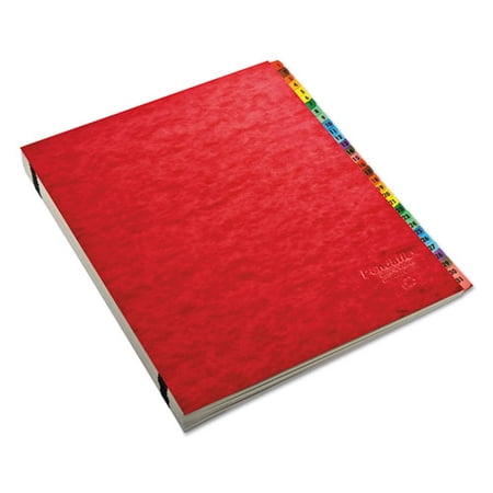 "Expanding Desk File, 31 Dividers, Dates, Letter-Size, Red Cover | Bundle of 2 Each"
