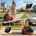 thumbnail image 6 of East doll 12V Electric Ride on Toy, Push Car for Toddler with Remote Control, 360°Spin, 5-Point Safety Belt, 1.3-2.5MPH, Music, Horn, Kids Ride On Toy Ages 1-3, Red, 6 of 9
