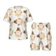 thumbnail image 1 of Balery Cute Bee Gnome Conjunto de Pijama Infantil de Manga Corta con Estampado – Ropa de Dormir de Algodón Suave-X-Large, 1 of 6