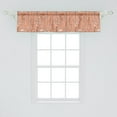thumbnail image 2 of Ambesonne Botanical Window Valance, Plants Herbs and Flowers, 54" X 12", Salmon Dark Brown, 2 of 3