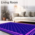 thumbnail image 2 of ODIKA 2'x3' Machine Washable Non-Slip Area Rug, Lattice Interlocking Decorative Jewel High Traffic Rug, Pink, 601357, 2 of 5