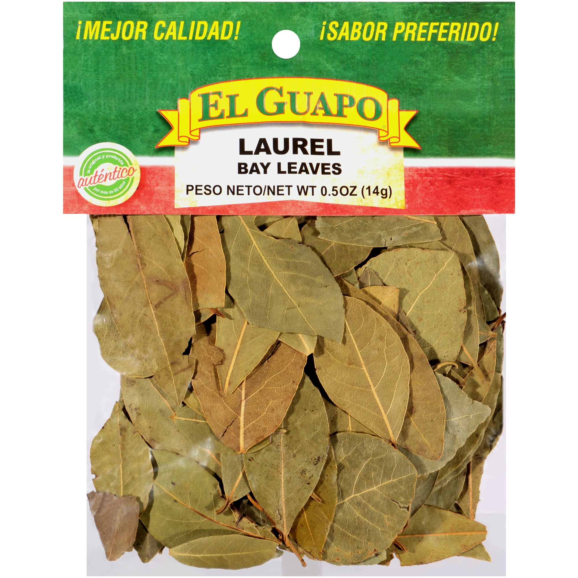 El Guapo Mexican Bay Leaves Laurel 0 5 Oz Walmart Com Walmart Com