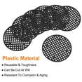 thumbnail image 3 of Unique Bargains 2.6' Plastic Round Flowerpot Hole Mesh Pad Grid Screen Mat, Black 50 Count, 3 of 5