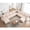 Beige:10-seater, variant on 9-Seat L-Shaped Modular Sectional Sofa with Storage Ottoman & USB, Modern Oversized Corner Couch for Living Room