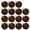 Coffee, variant on 15PCS Clearance! Blue Jumbo Ball Shatterproof Christmas Ornament, Velvet Christmas Tree Balls Decorative Hanging Ornaments, Christmas Decorations