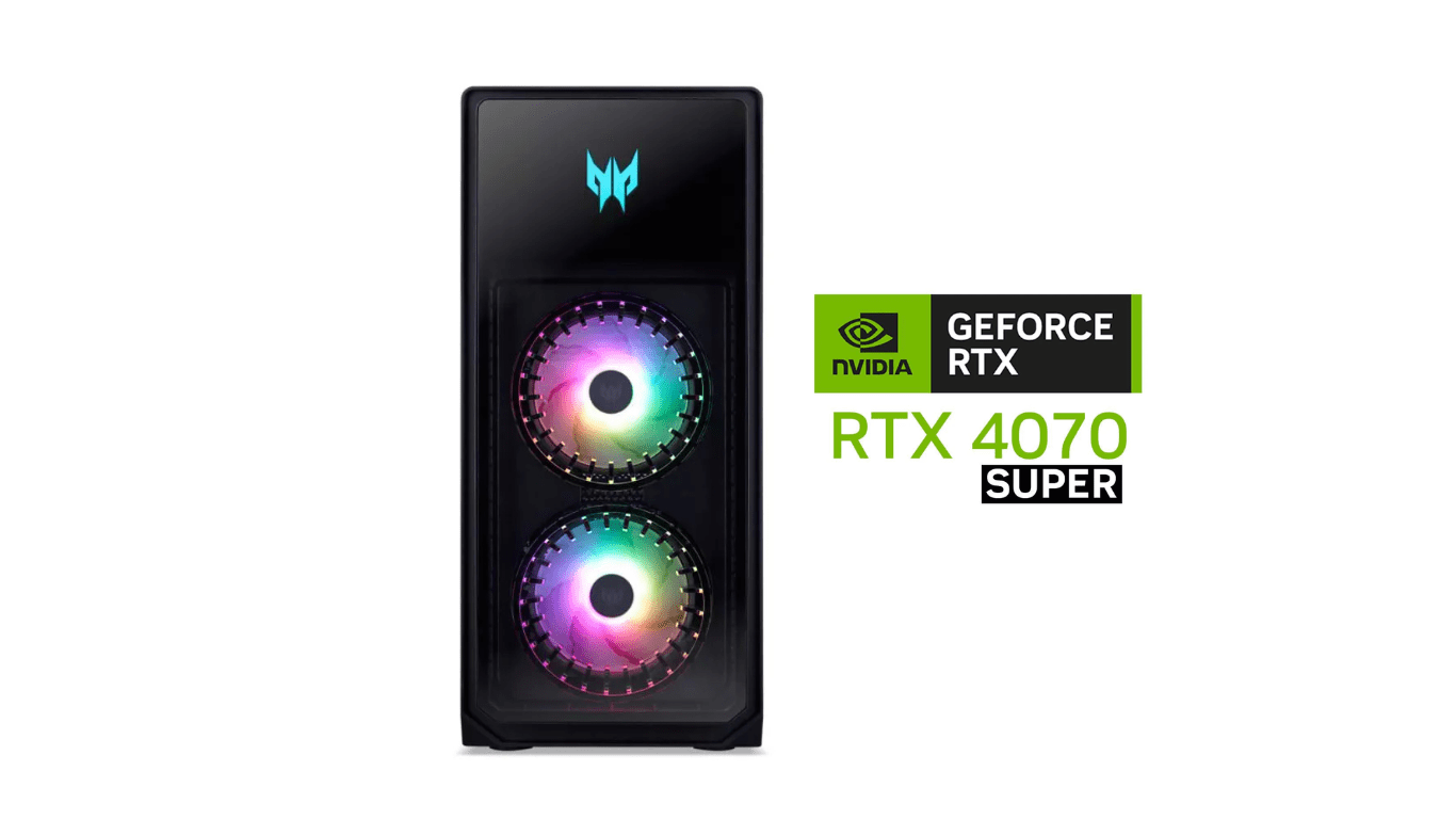 Restored Acer Predator Orion 5000 Gaming Desktop Computer 32GB RAM 1TB SSD NVIDIA GeForce RTX 4070 SUPER | PO5-655-UB21 (Refurbished)