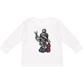 thumbnail image 3 of Inktastic Barber Skater Boys or Girls Long Sleeve Toddler T-Shirt, 3 of 5