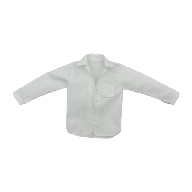 Camisa casual masculina a escala 1/6, camisa casual de figura masculina 1:6, disfraz de figuras práctico y conveniente para muñecas de figuras de 12