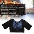 thumbnail image 3 of Weight Loss  Shirt, Women  Shirt Promote Sweat Adjust Tightness Short Sleeves  for Running, 3 of 8