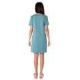 thumbnail image 2 of Above Knee Length Short Sleeve Side Pleated Dress, 2 of 3