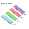thumbnail image 2 of C Key 10-Hole ABS Resin Diatonic Harmonica for Beginners - Kids & Adults Practice/Entertainment Instrument with Accurate Tone, Exquisite Workmanship, Beautiful Design, Includes Transparent Storage, 2 of 6