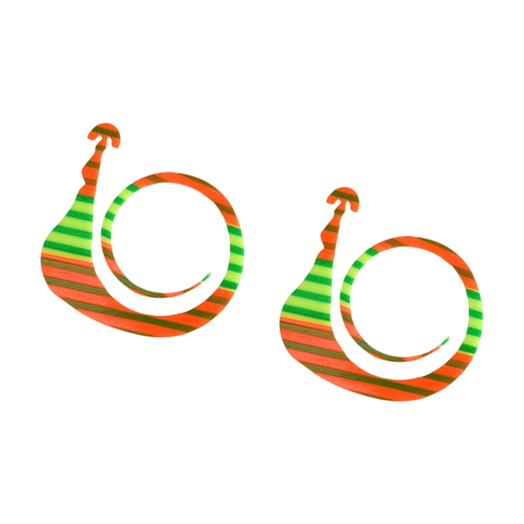 Aellinatey Soft Trailer Tail Strips for Fishing Lure Builds Silicone Ribbon Pieces Glitter Finish Hand Rigging Anglers