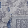 thumbnail image 6 of Usak Collection 5' x 7' Blue/Silver Oriental Distressed Non-Shedding Area Rug, 6 of 6