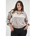 thumbnail image 2 of Chaqueta bomber Tallas Extras, 11811 (Beige) beige 38 Roman Fashion CH-ZB-11811-BEIGE, 2 of 8