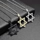 thumbnail image 5 of Trendy Mogan David Star Pendant Israel Jewish High Quality Alloy Chain Star Of David Necklace For Men Jewelry, 5 of 5