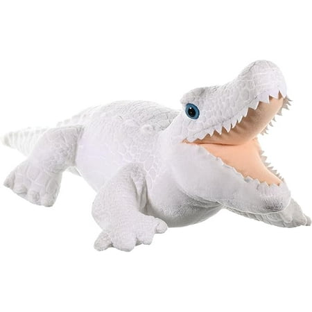 Wild Republic White Alligator Plush, Stuffed Animal, Plush Toy, Gifts for Kids, Cuddlekins 12 Inches