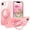 Pink, variant on Magnetic Case for iPhone 16e Ring Holder Bracket Cover, Compatible with MagSafe Charging Support Car Mount, Hybrid Shockproof Dustproof Slim Rugged Case for iPhone 16e, Rose