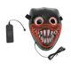 thumbnail image 1 of Halloween Light Up Mask, Shock Resistant Halloween LED Mask Realistic 3 Lighting Modes For Party, 1 of 5