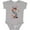 AC-Heather Grey, variant on Western Dilly Donkey Boys Baby Bodysuit