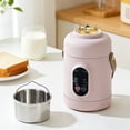 thumbnail image 4 of Mini Stainless Steel Electric Ramen Cooker for Dorm, Office, and Travel, 4 of 5