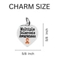 thumbnail image 2 of Multiple Sclerosis Heart Retractable Charm Bracelets, 2 of 2