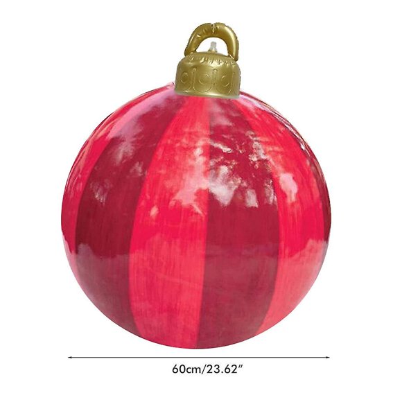 23,6 PVC Gonflable Extérieur Noël Ball avec Décoration d'Arbre, Cadeau de Dîner en Famille