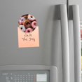 thumbnail image 6 of Round Fridge Magnets, 1Pcs 3in Cute Refrigerator Magnets Decorative for Whiteboard, Classroom, Locker, Kitchen, Birthday GiftsAssortment of Colorful Doughnuts with Sprinkles Chocolate, And Icing, 6 of 6