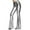 Silver, variant on ABATAB Women's Dance Party Pants Shiny Flare Leggings High Waist Wide Leg Bootcut Stretch Comfy Fashion Trousers