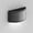 Black, variant on WAC Lighting Tube 1 Light Outdoor Flush Mount