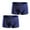 Blue, variant on HUPOM Mens Underwear Boxer Briefs Male Thongs Medium waist Comfort Waist Solid Boxer Briefs Black 2XL