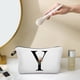 thumbnail image 5 of Fiudx Bolsa de Maquillaje Floral, Neceser con Letras Personalizadas, Elegante Organizador de Viaje, Regalo Ideal para Mujeres, Uso Diario, Ideal para Amigas y Damas de Honor., 5 of 6