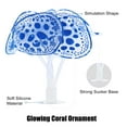 thumbnail image 4 of Soft Silicone Glowing Aquarium Simulation Coral with Sucker Aquatic Artificial Water Plants Blue, 4 of 7
