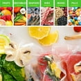 thumbnail image 4 of Vacuum-sealed bag Roll with FoodSaver Compatibility 2-Pack 8 "x 236" double-sided embossed-BPA-free bag for sous vide cooking or food storage can be tailored to any length (total 472feet), 4 of 8
