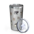 thumbnail image 2 of Boston Terrier 10oz Tumblers Stainless Steel Tumbler with Lid and Straw,Vacuum Insulated Double Wall Travel Tumbler Cups with Cleaning Brush for Coffee, Tea, 2 of 4