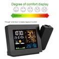 thumbnail image 4 of Alarma De Proyección Jadeshay Pronóstico Del Tiempo Detección De Temperatura Reloj Humedad, 4 of 8