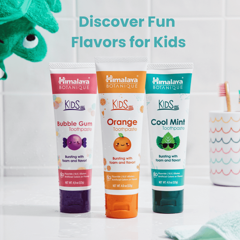 ☆Himalaya☆人気商品セット☆ Himalaya, Kids Toothpaste, 4 oz, Cool Mint Flavor 2 Pack - Walmart.com