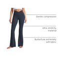 thumbnail image 4 of Pantalones CRZ YOGA Butterluxe de Cintura Alta con Cruz en V Azul Marino, 4 of 7