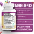 thumbnail image 5 of Exir Saffron Supplement – Eye Mood Heart & Stress Support – High Potency 30-mg Saffron wtih Safranal Memory Energy Digestive & well being, 120 Tablets, 5 of 8