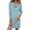 Light Blue, variant on Ovbmpzd Knit Fall Dresses for Women 2026 Long Sleeve Warm Midi Beige Sweater Dress Slim Cowl Neck Dresses,L