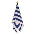 thumbnail image 4 of (4 pack) Mainstays Blue & White Cabana Stripe Beach Towel, 28" x 58", 4 of 7