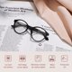 thumbnail image 3 of Cyxus TR90 Gafas redondas de luz azul Gafas de mujer Anti UV Eyestrain w / case Cyxus Style, 3 of 9